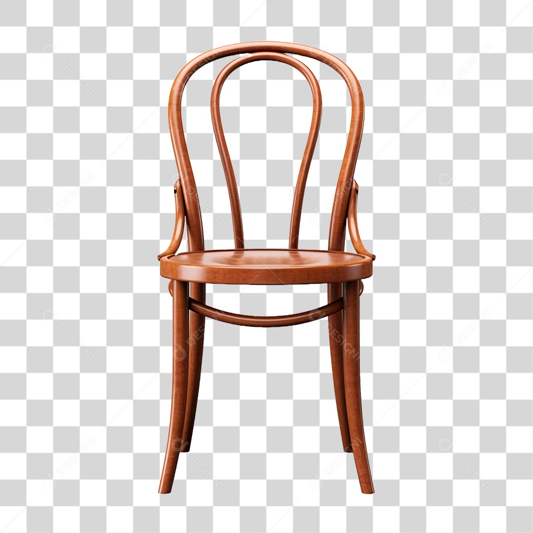 Cadeira de Madeira PNG Transparente