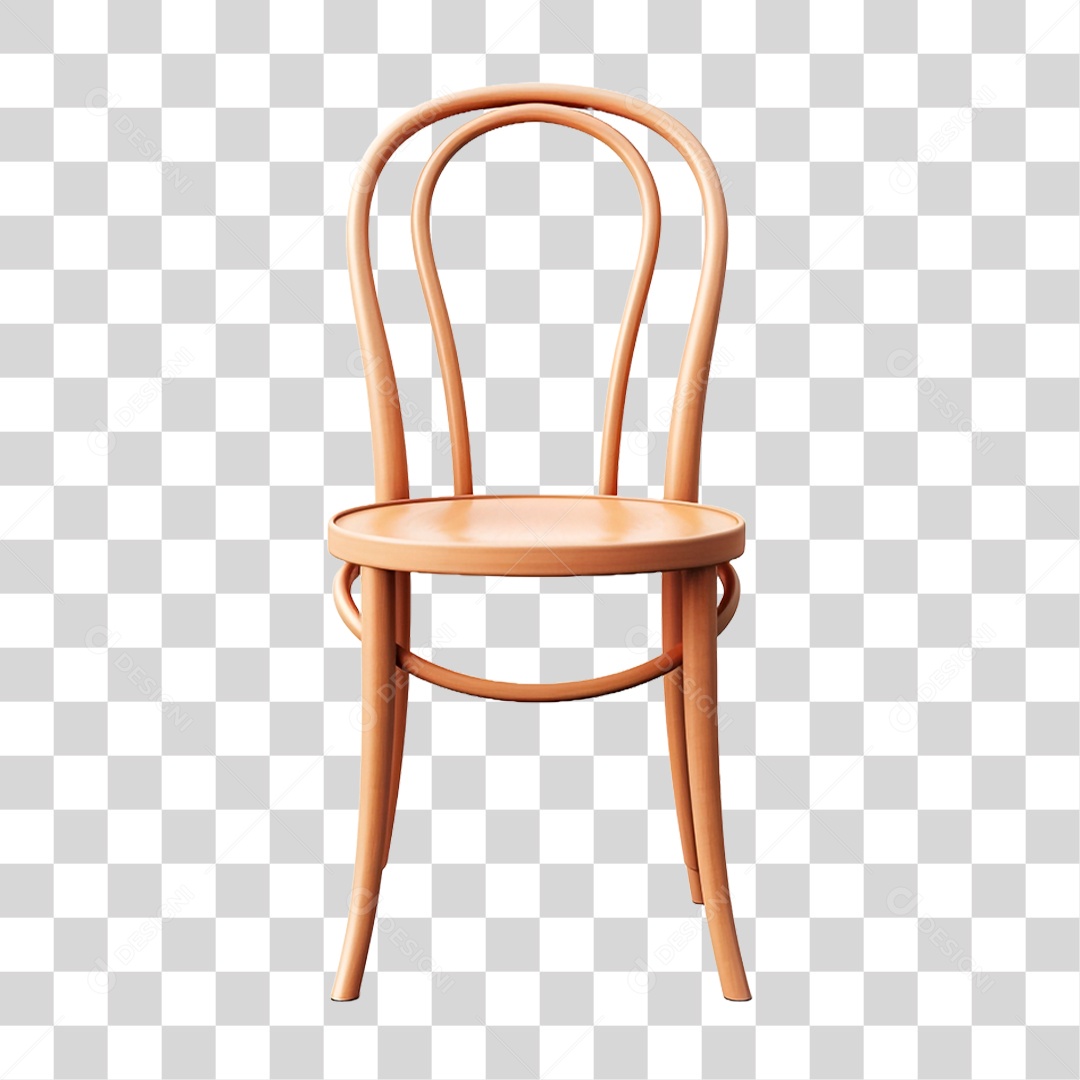 Cadeira de Madeira PNG Transparente