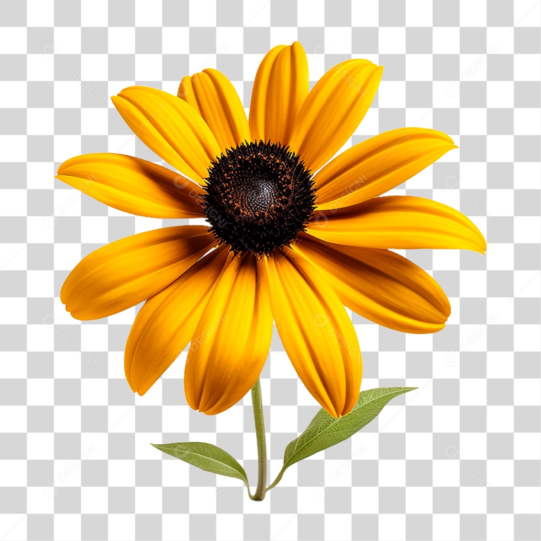 Planta Girassol PNG Transparente