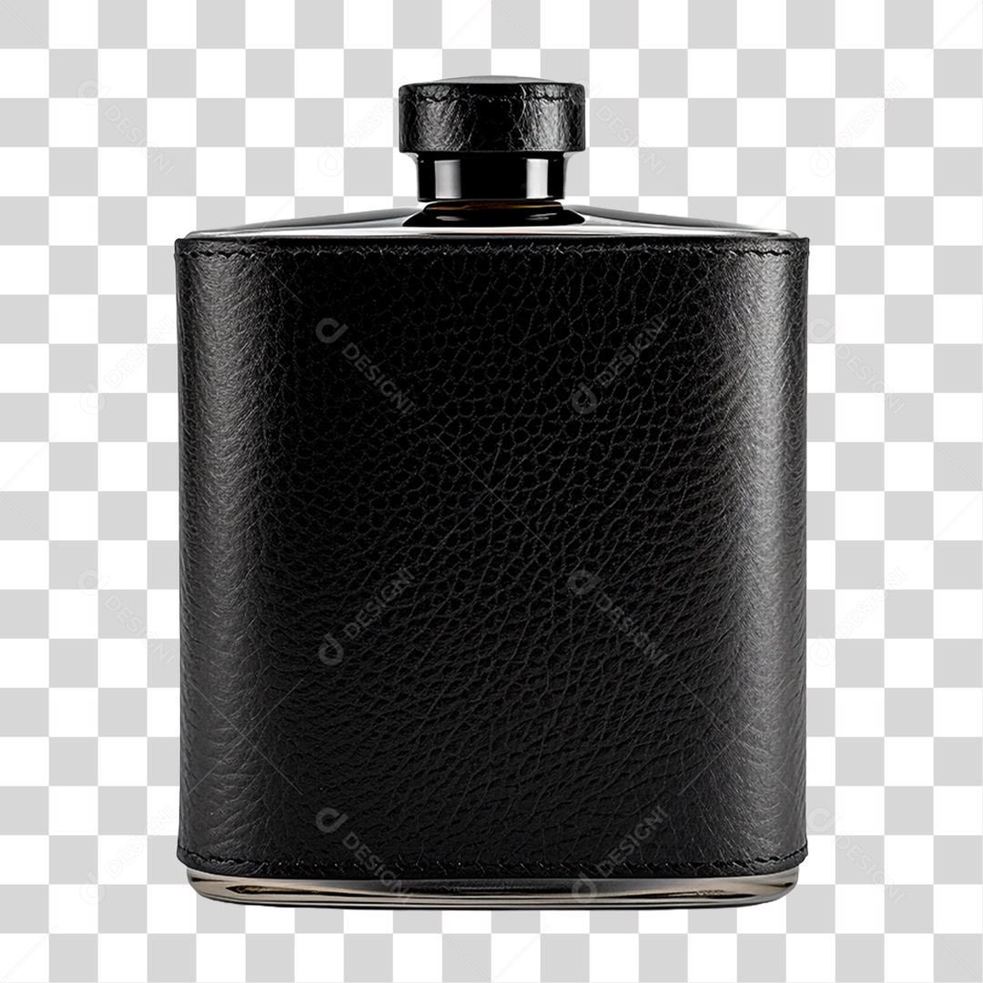 Frasco Preto PNG Transparente