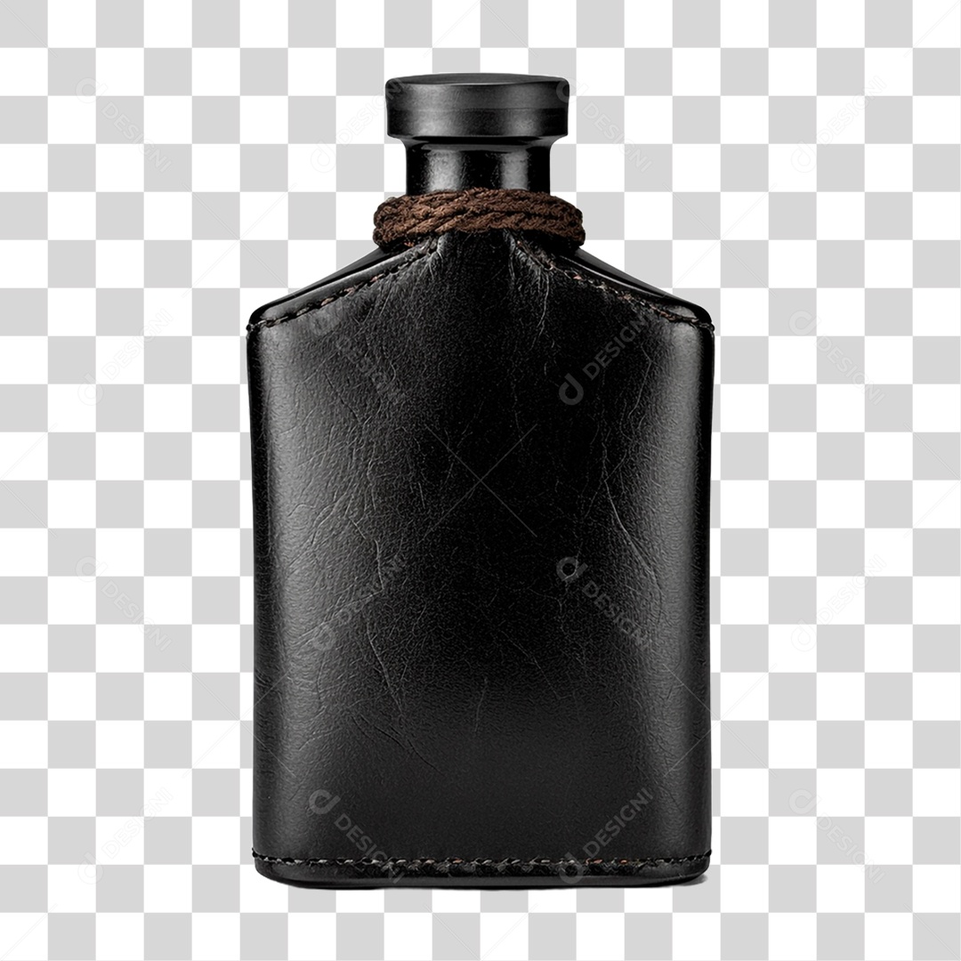 Frasco Preto PNG Transparente