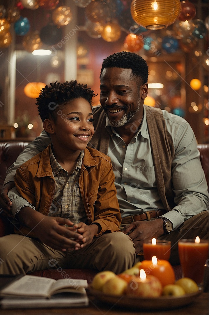 Imagem do mês da história negra com pessoas cultura africana IA generativa