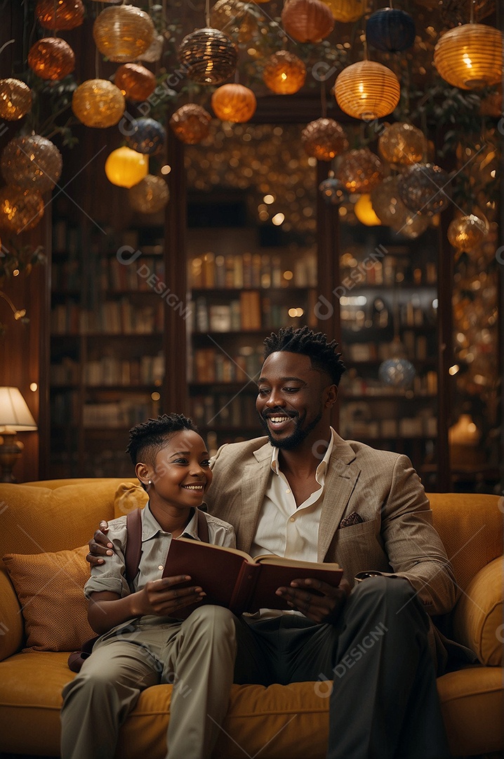 Imagem do mês da história negra com pessoas cultura africana IA generativa