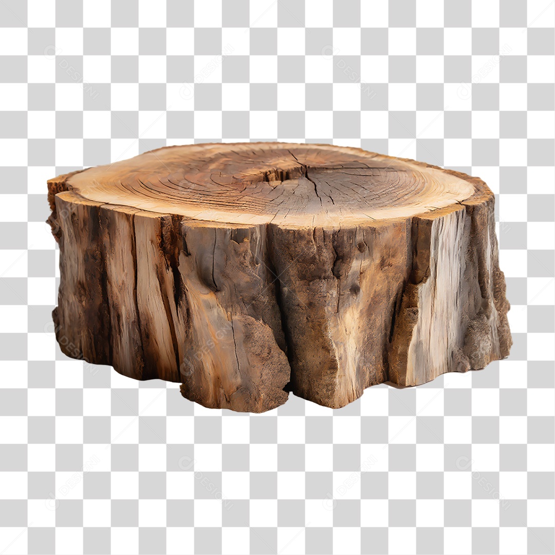 Toco de Madeira PNG Transparente