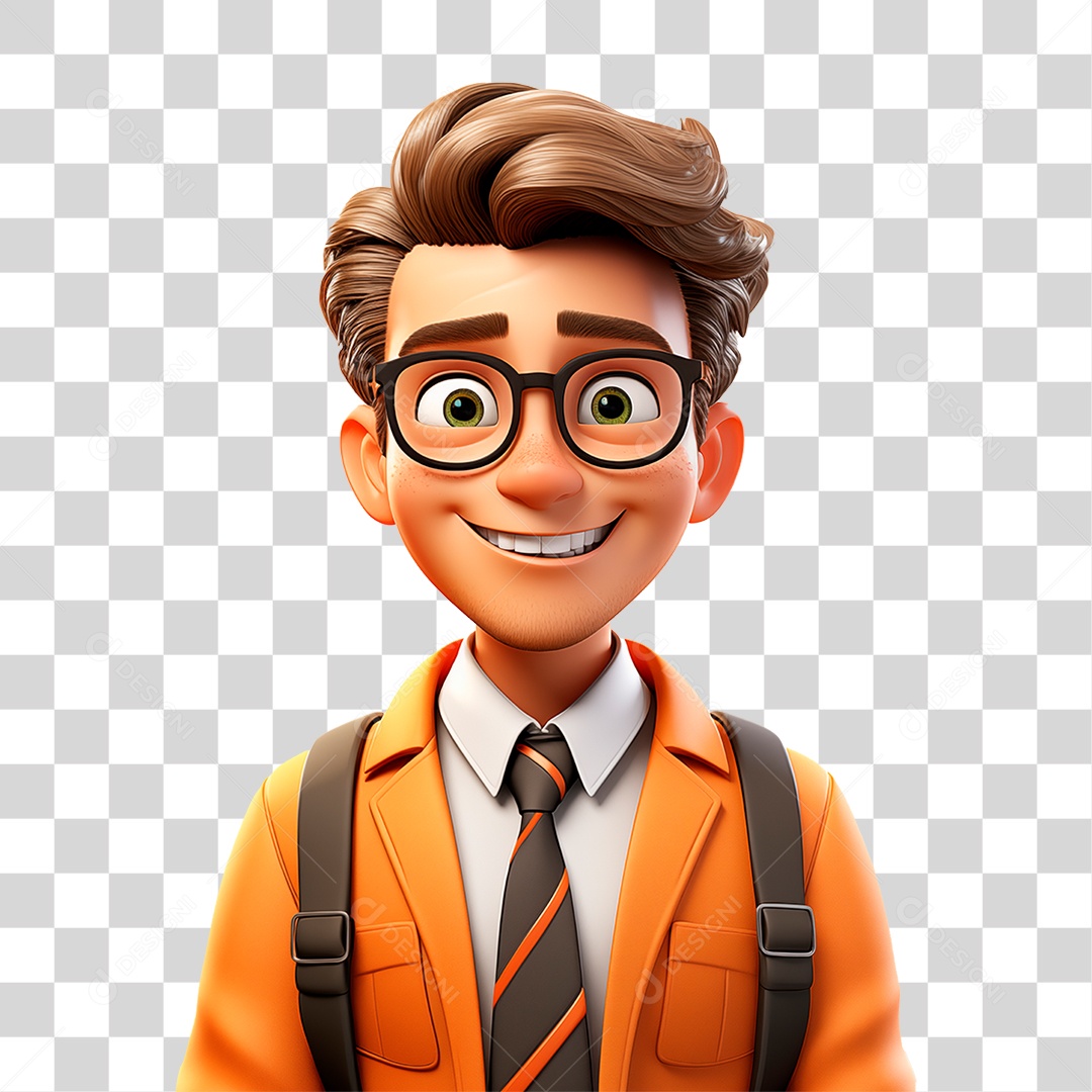 Aluno Volta as Aulas PNG Transparente