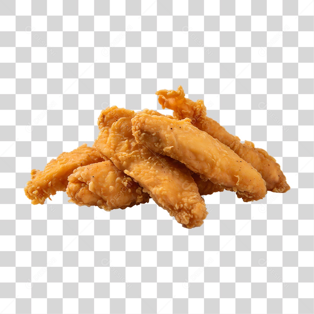 Porção de Frango Frito PNG Transparente