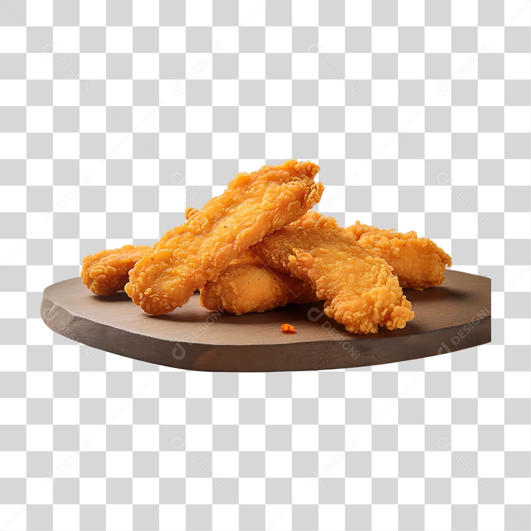 Porção de Frango Frito PNG Transparente