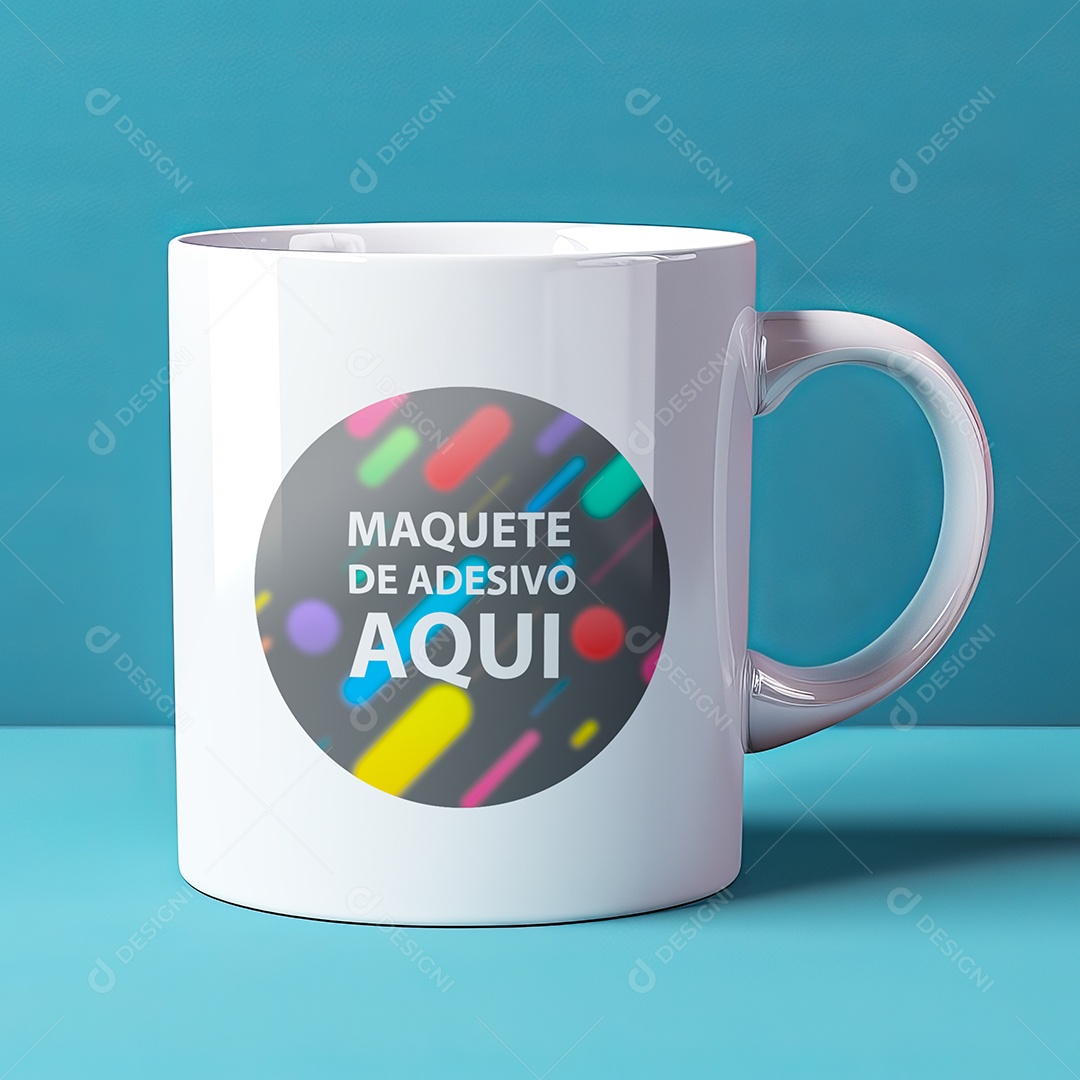 Mockup Xícara PSD Editável