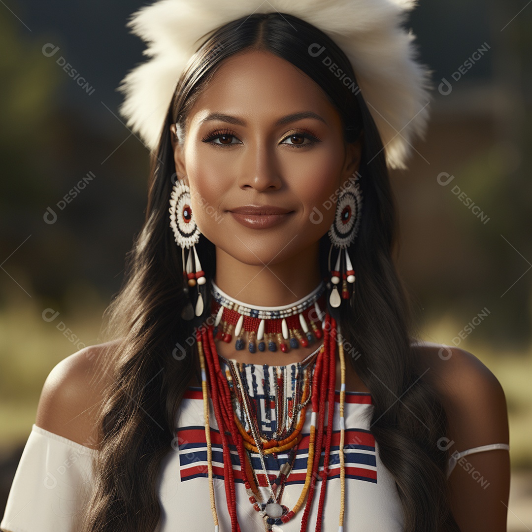 Linda índia brasileira