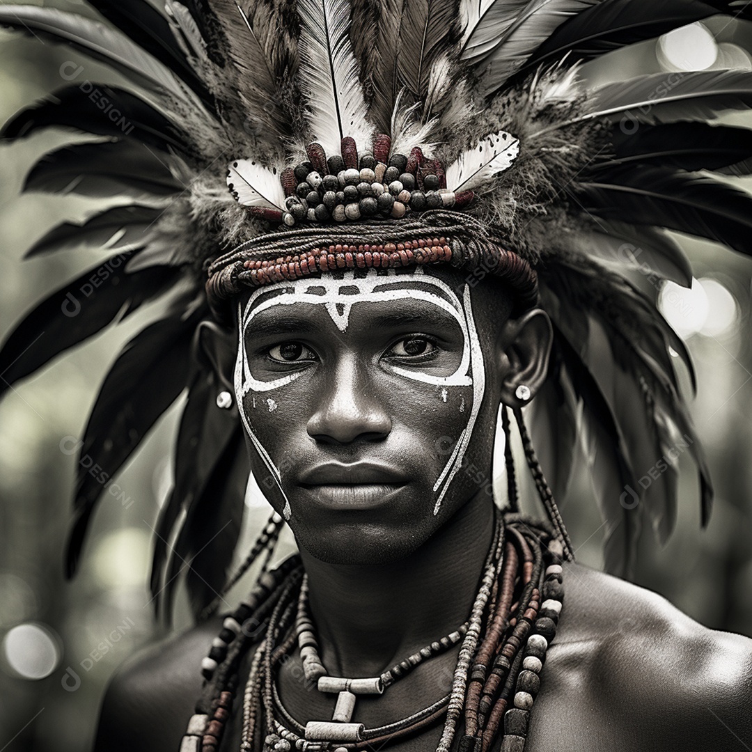 Detalhes índio brasileiro