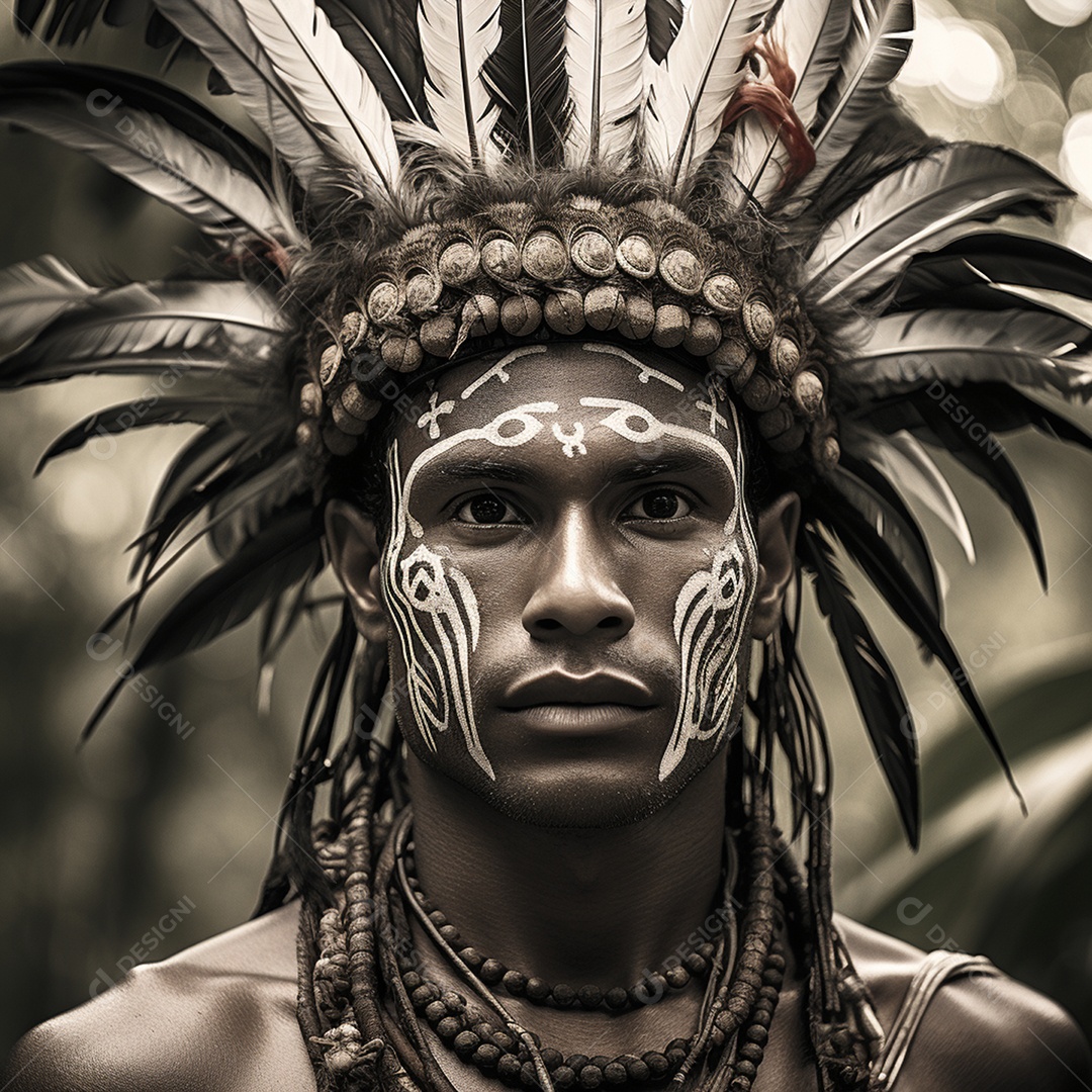 Detalhes índio brasileiro