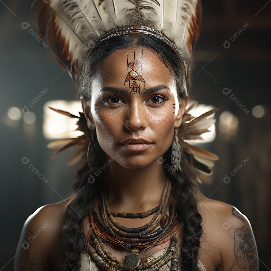 Linda índia brasileira