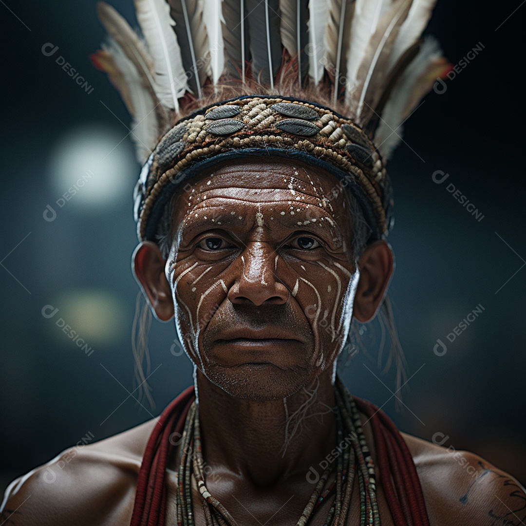 Homem índio brasileiro