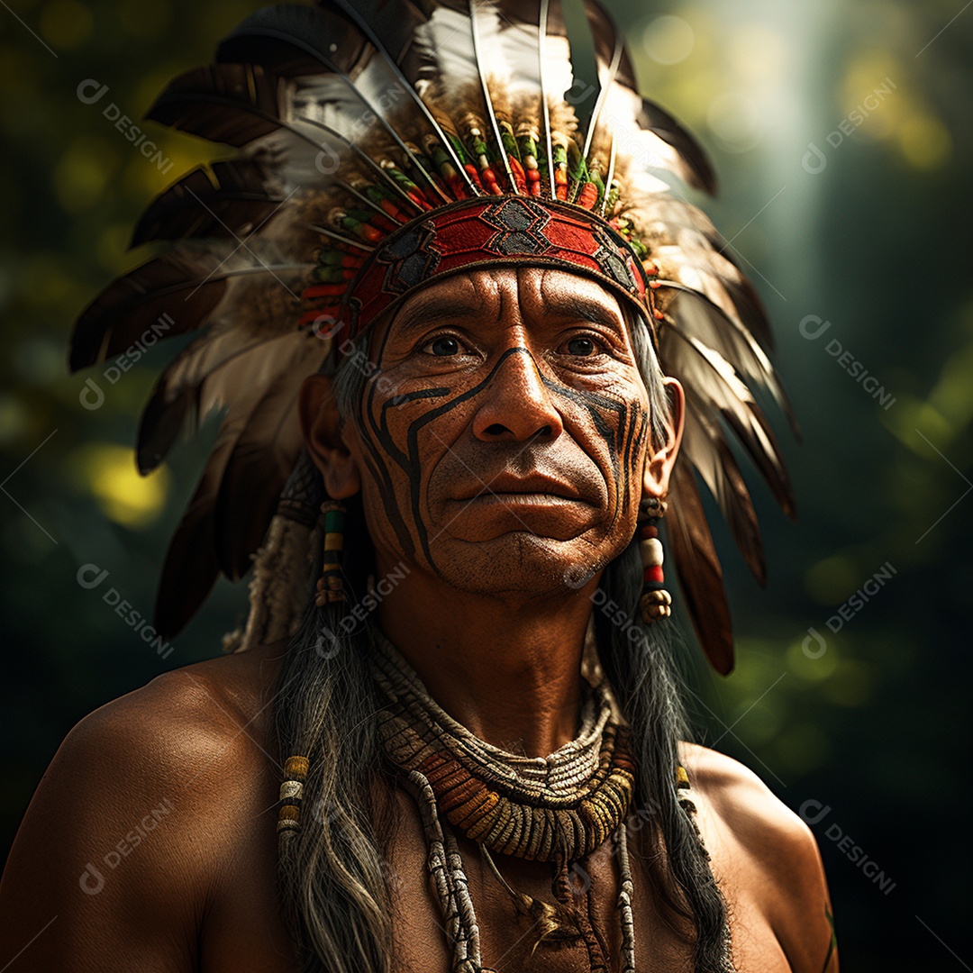 Homem índio brasileiro