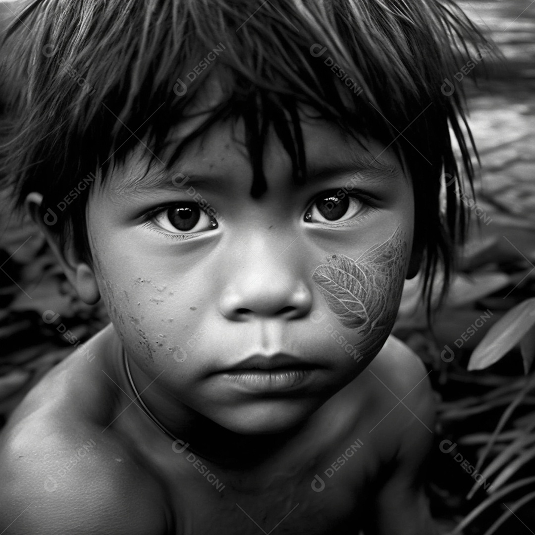 Menino criança indigena
