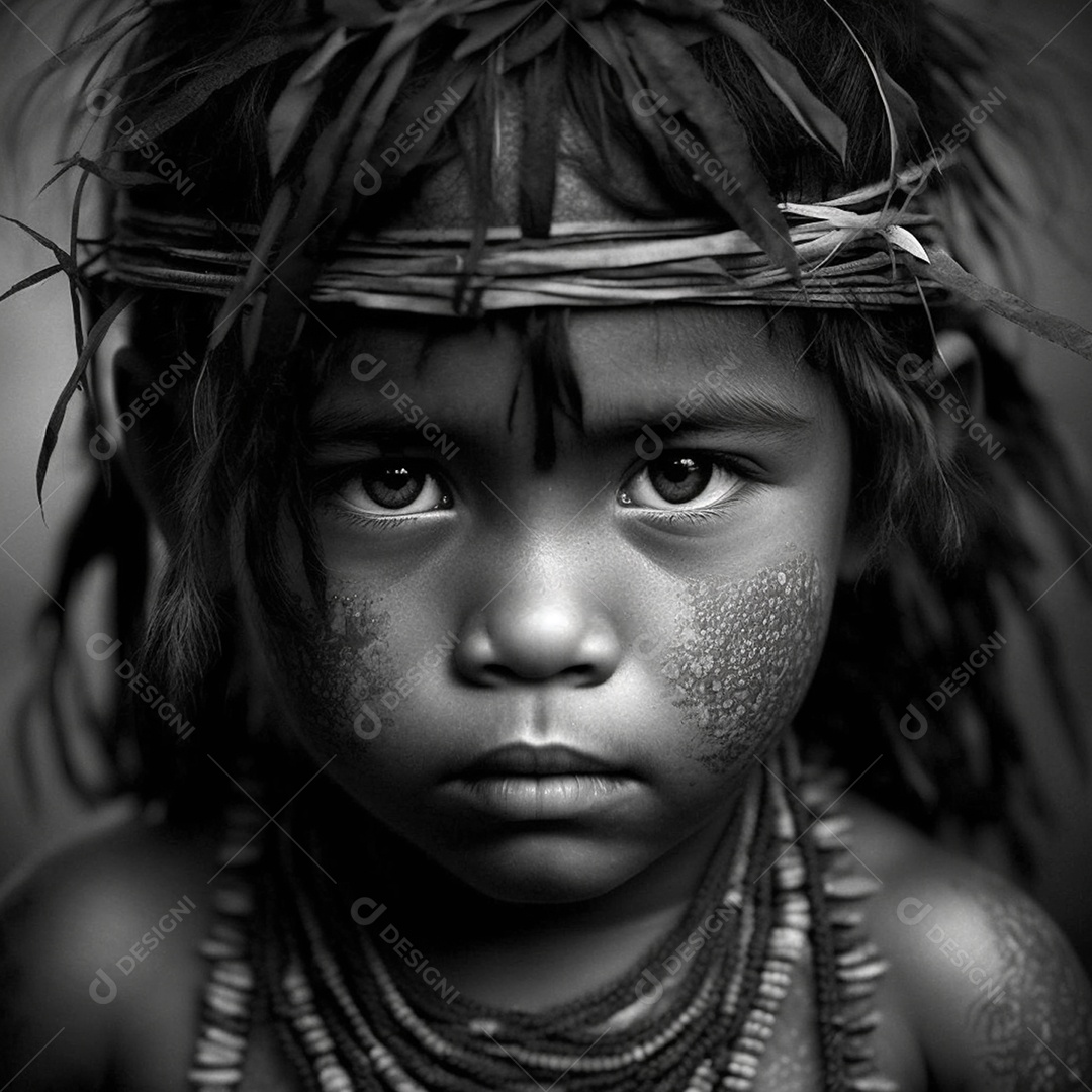 Menino criança indigena