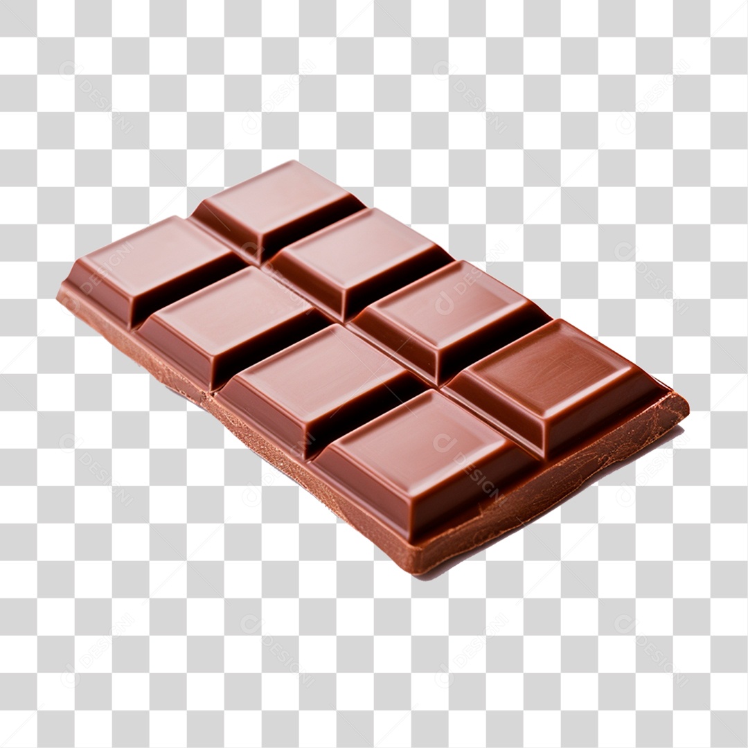 Barra de Chocolate Doces PNG Transparente