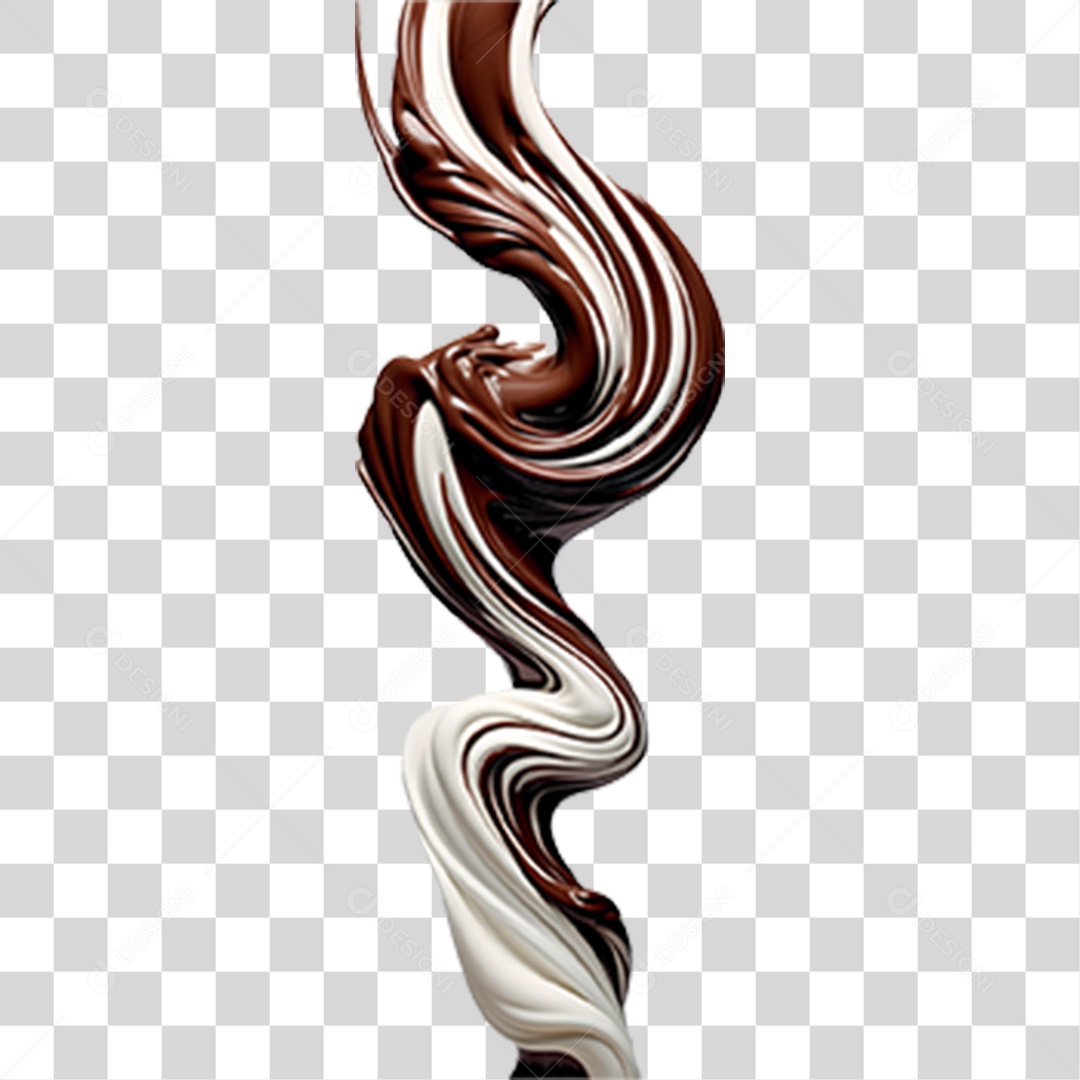 Calda de Chocolate PNG Transparente