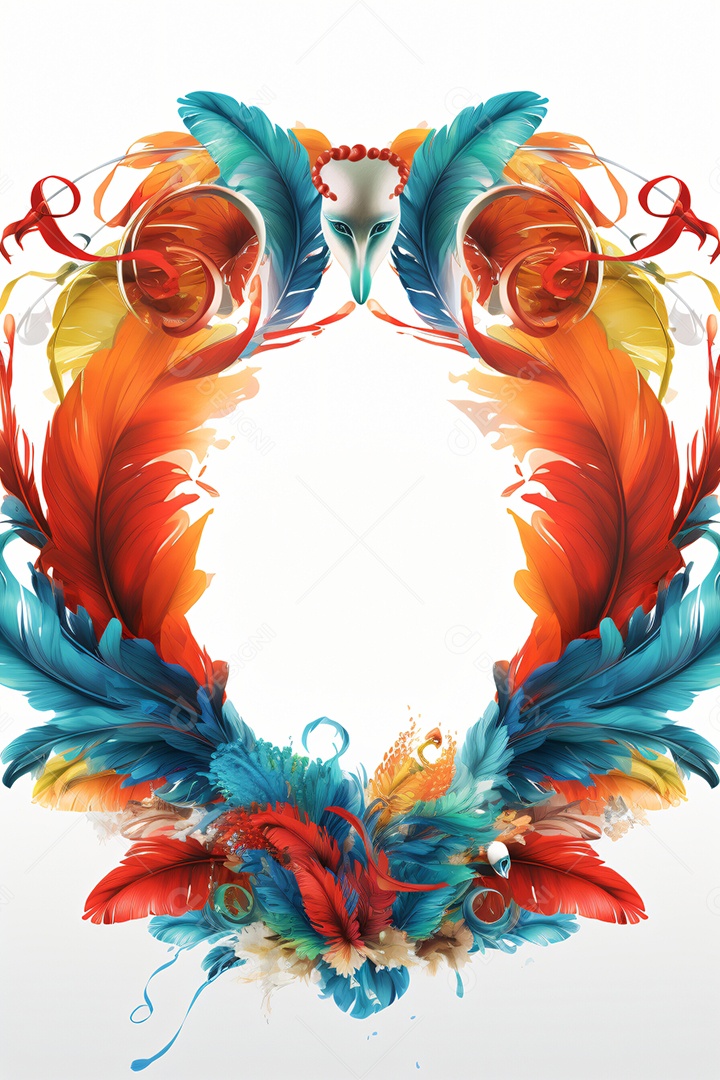 Elementos para composição Flyers Carnaval