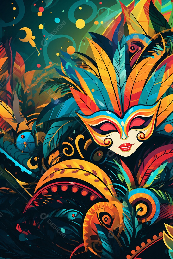 Fundos para Flyers de Festa Carnaval