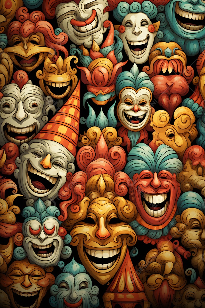 Fundos para Flyers de Festa Carnaval