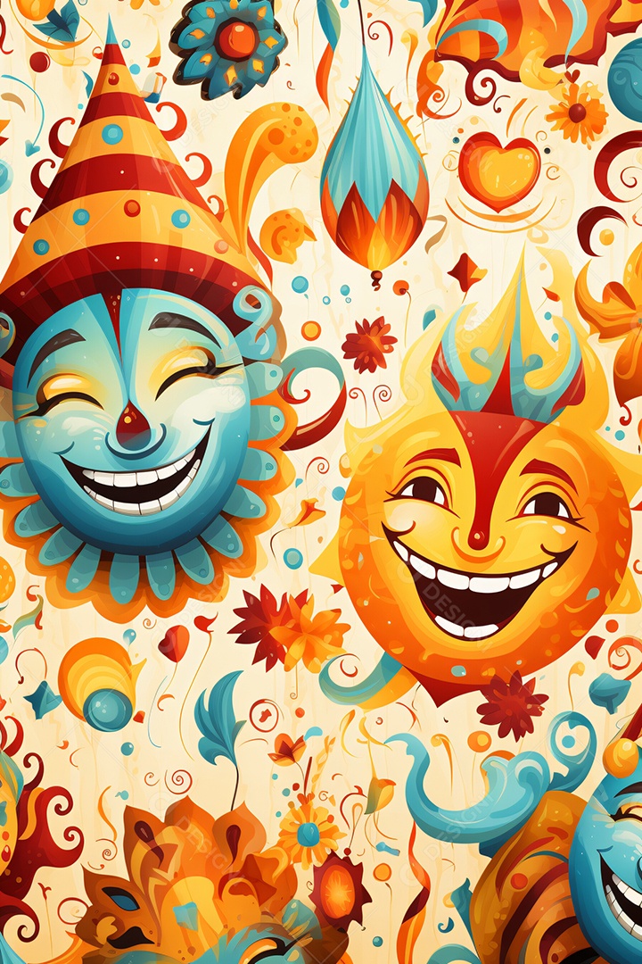 Fundos para Flyers de Festa Carnaval