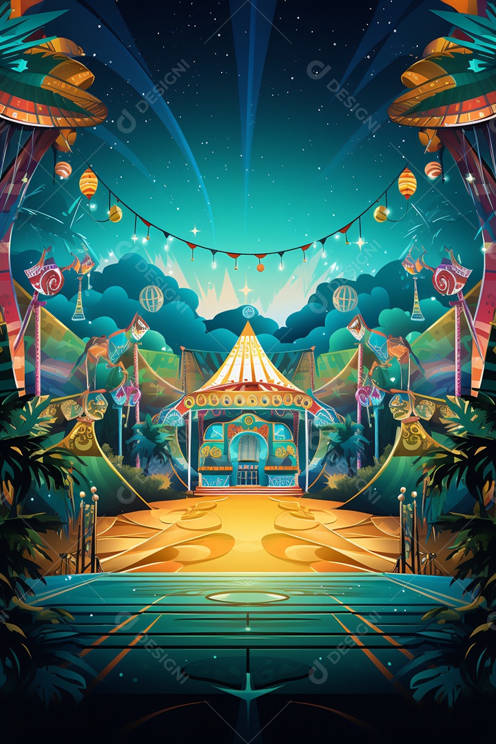 Fundos para Flyers de Festa Carnaval