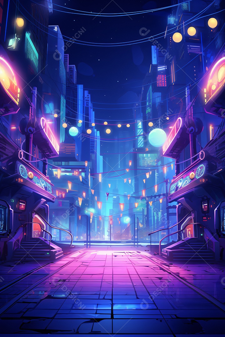 Cenário futurístico