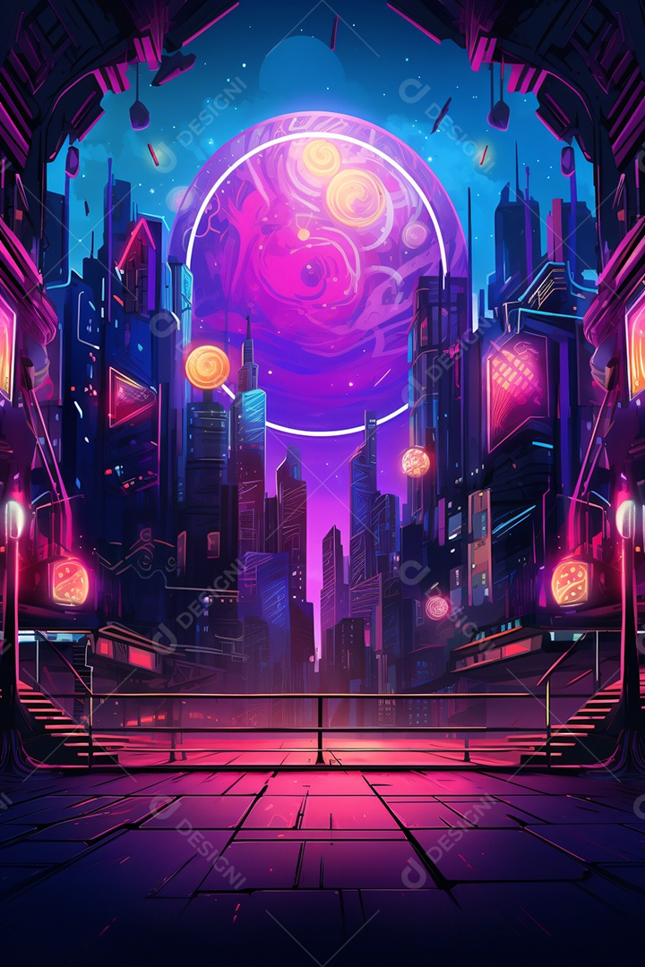 Cenário futurístico