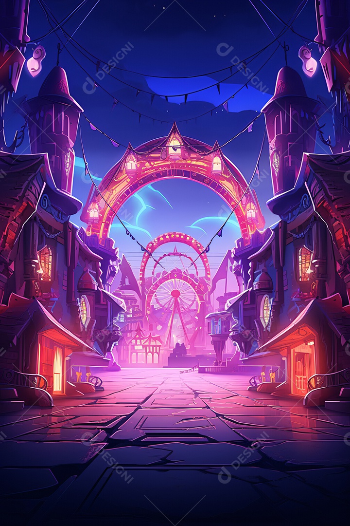 Cenário futurístico