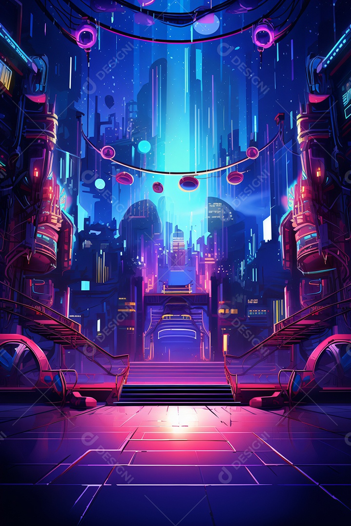 Cenário futurístico