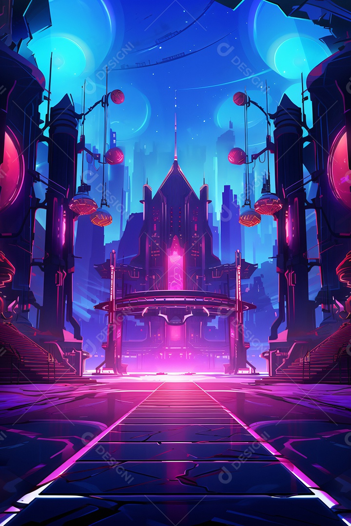 Cenário futurístico