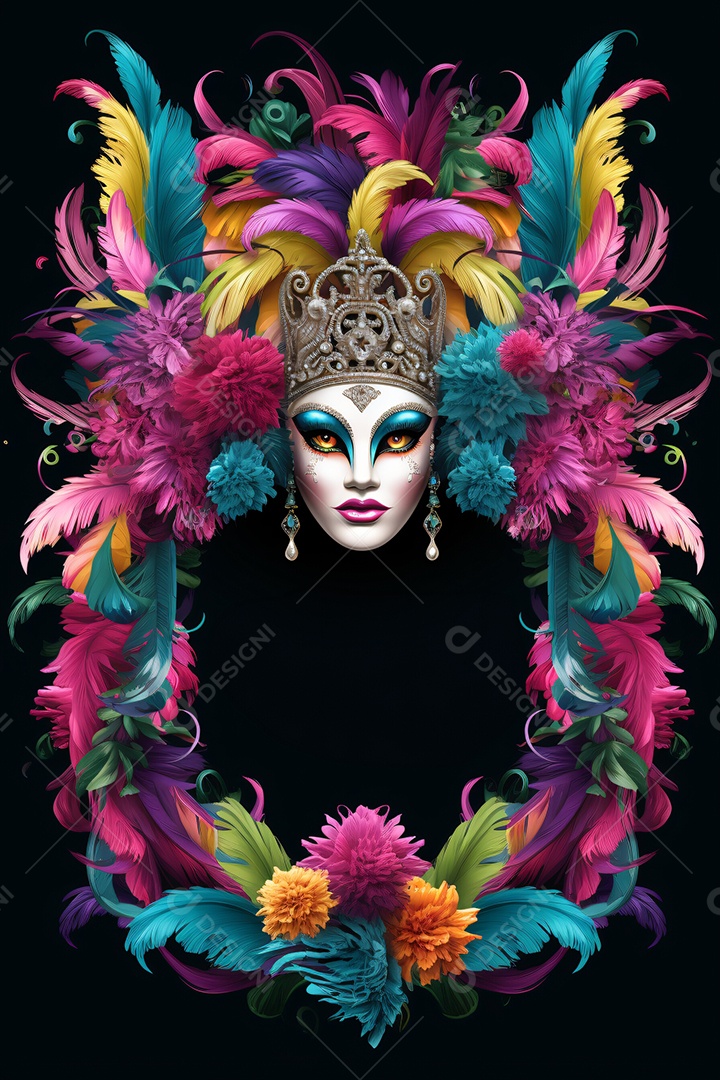 Fundos para Flyers de Festa Carnaval