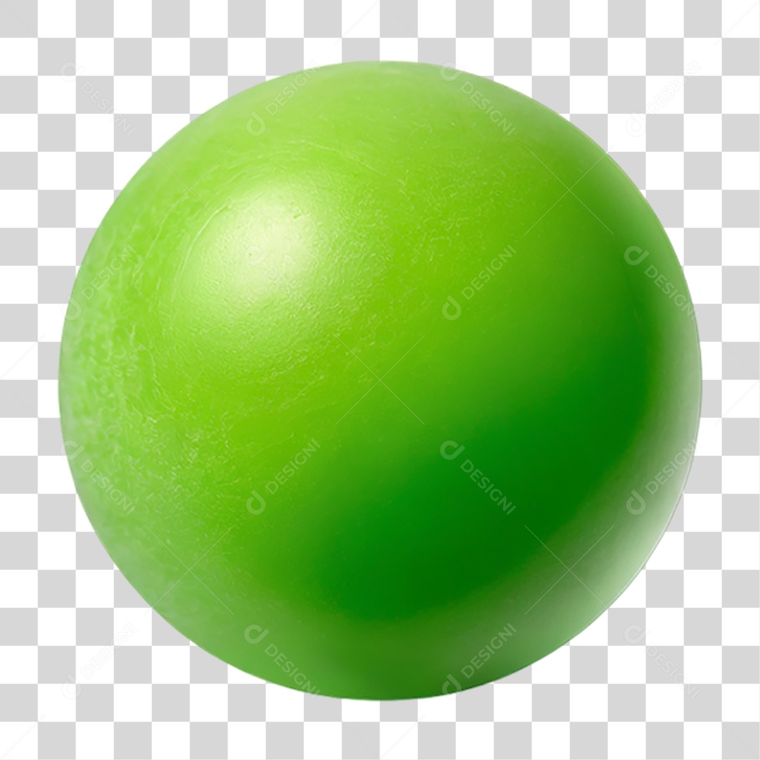 Bola Esfera Verde PNG Transparente