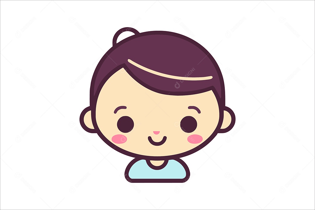 Criança Fofa Ilustração Vetor EPS + AI