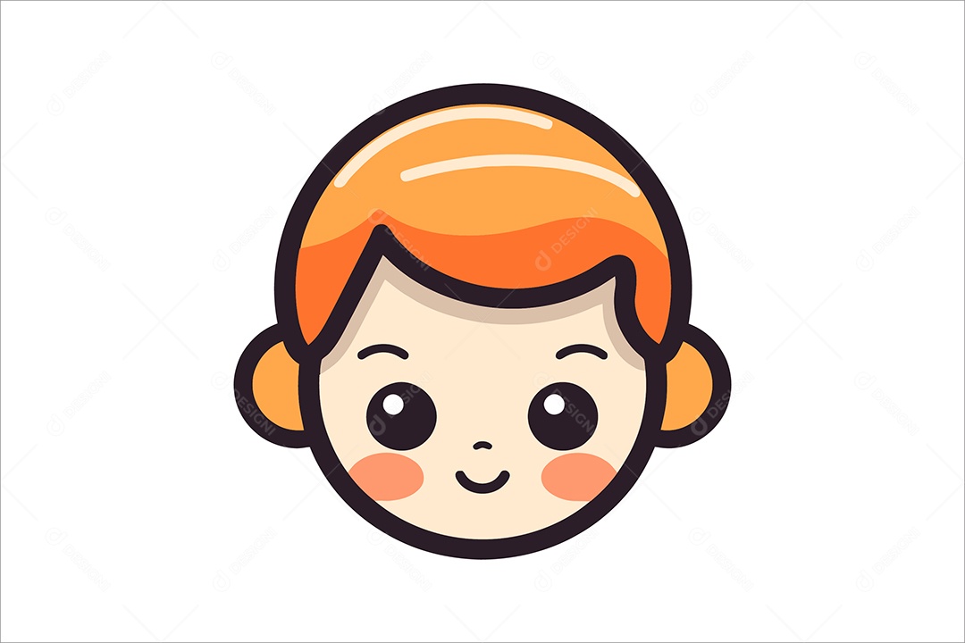 Garotinho Fofo Ilustração Vetor EPS + AI