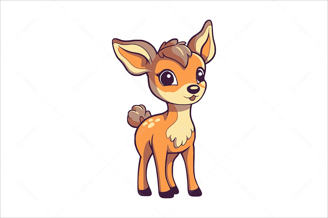 Veado Ilustração Vetor EPS + AI