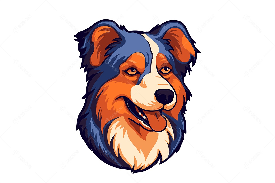 Cachorro Ilustração Vetor EPS + AI