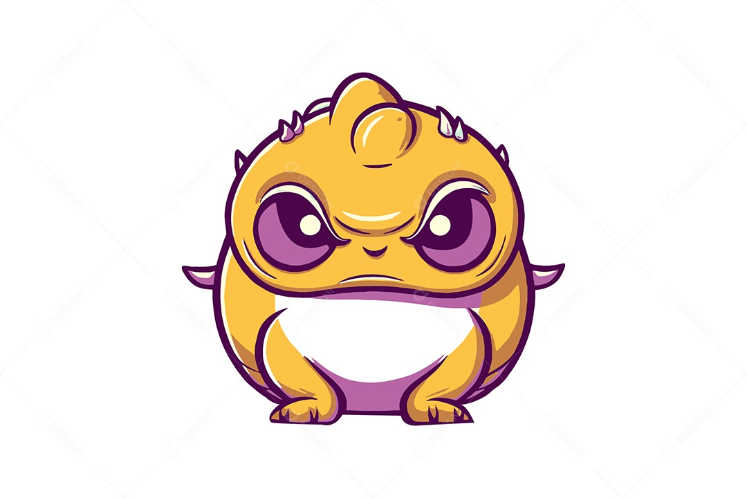 Monstro Personagem Ilustração EPS + AI