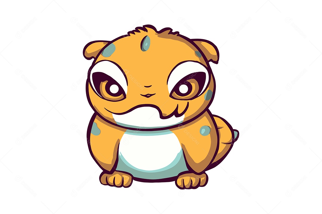 Monstro Personagem Ilustração EPS + AI