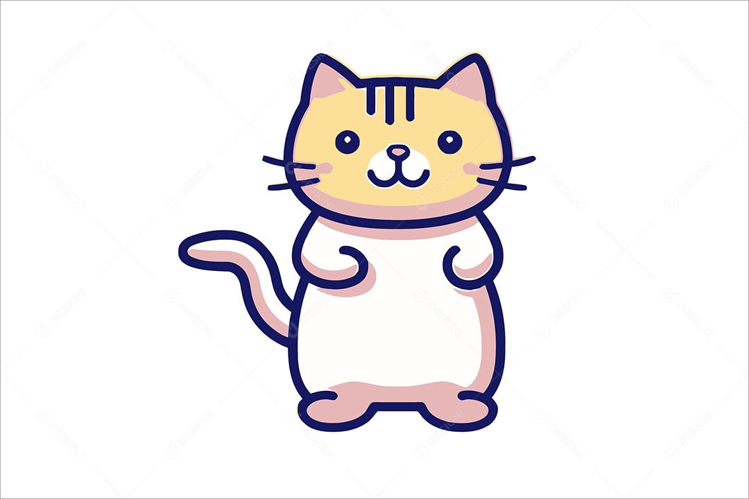 Gato Ilustração Vetor EPS + AI