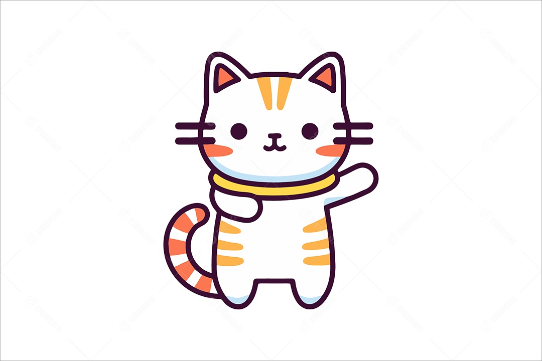 Gato Ilustração Vetor EPS + AI