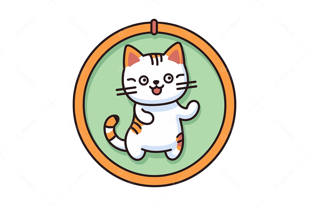 Gato Ilustração Vetor EPS + AI