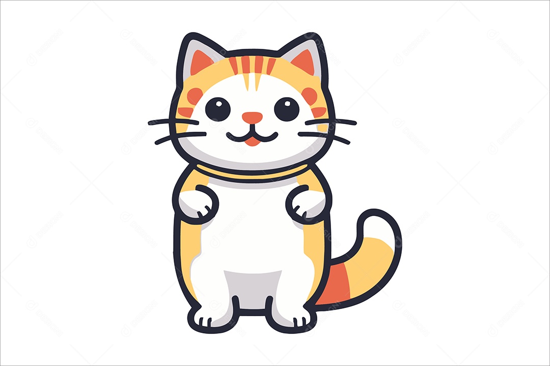 Gato Ilustração Vetor EPS + AI