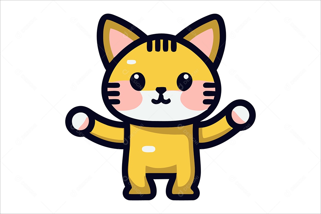Gato Ilustração Vetor EPS + AI