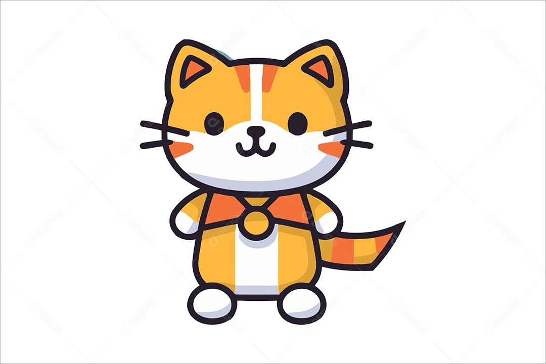 Gato Ilustração Vetor EPS + AI