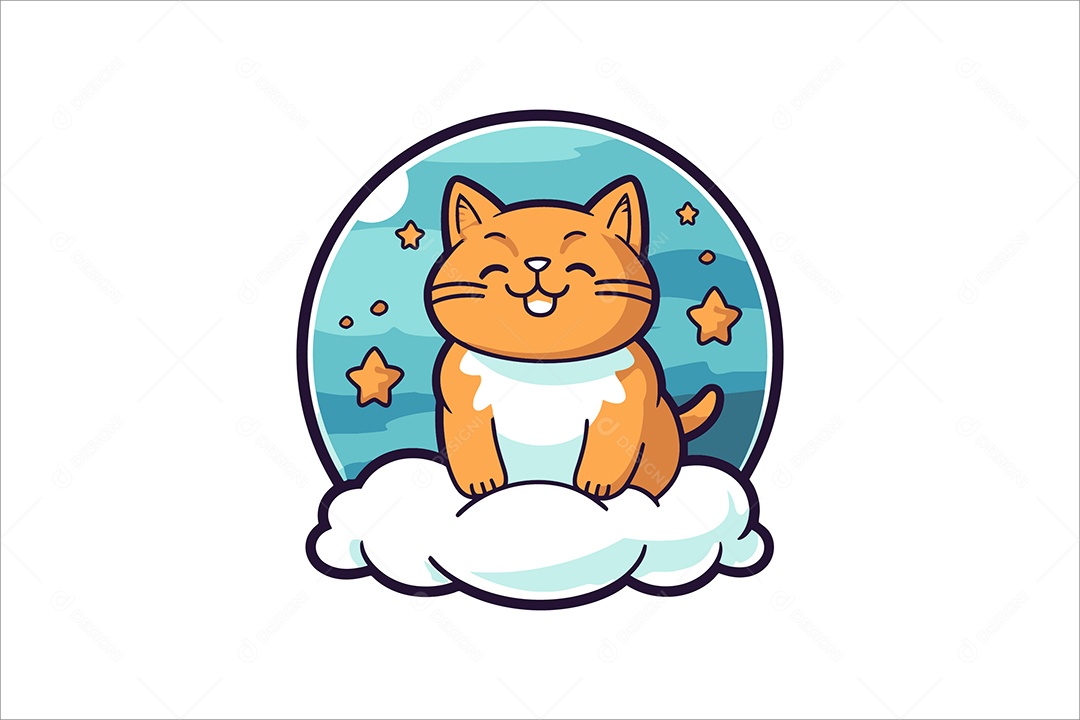 Gato Ilustração Vetor EPS + AI