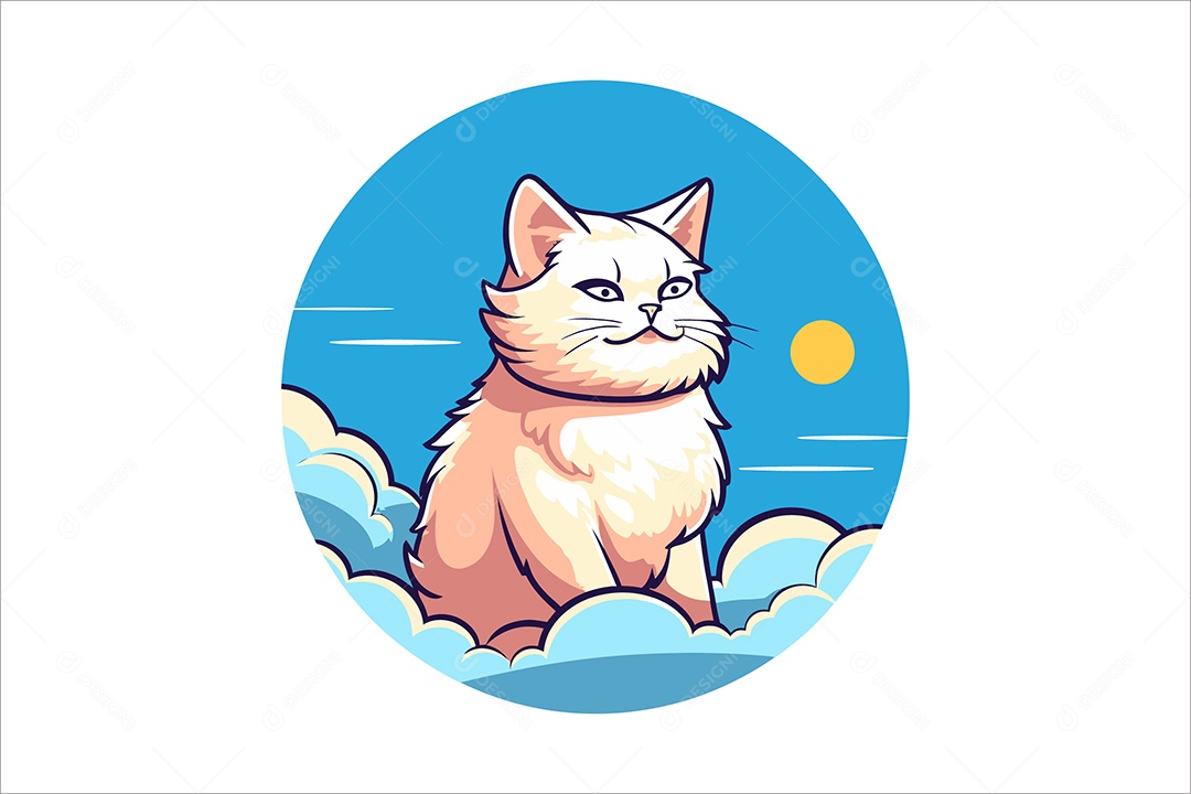 Gato Ilustração Vetor EPS + AI