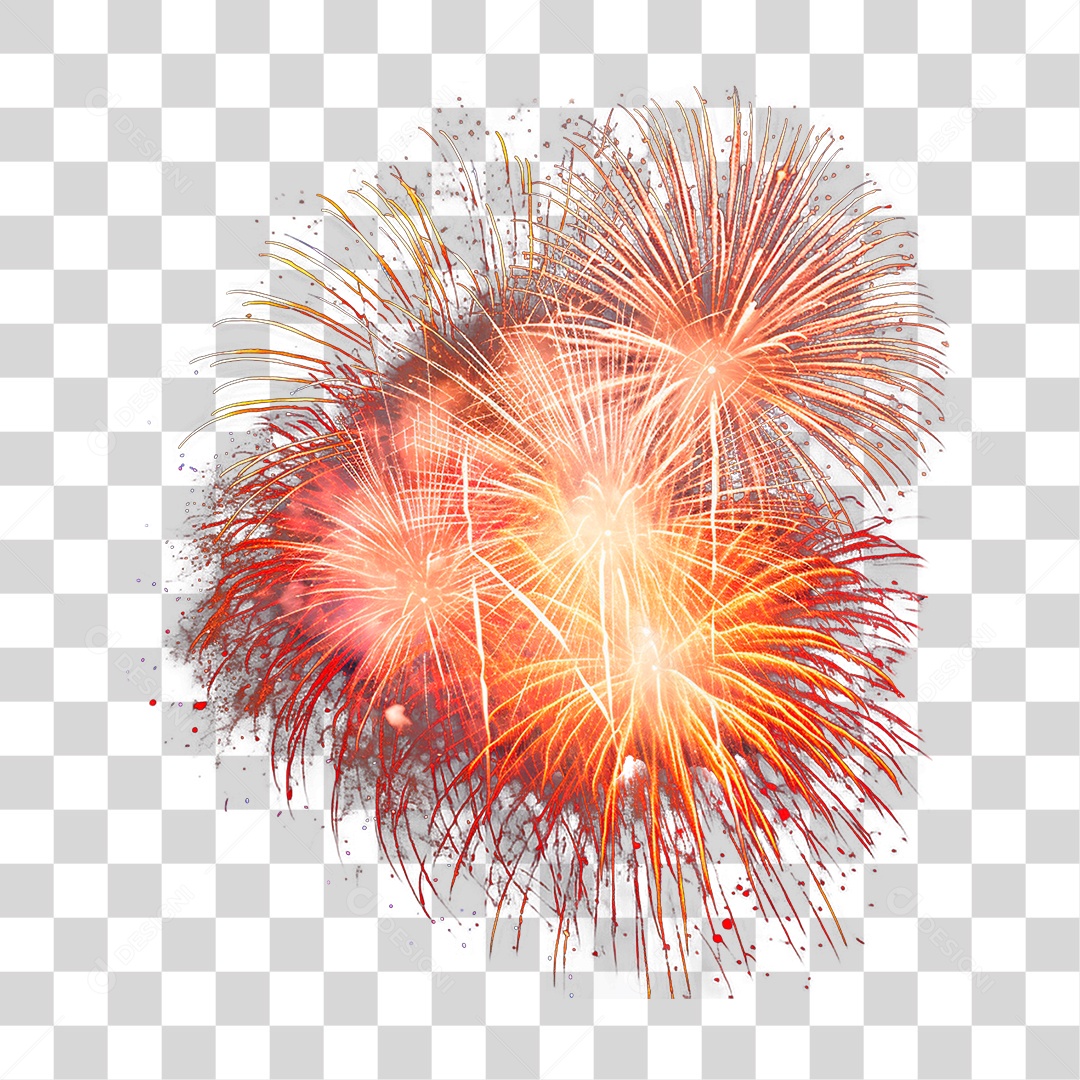 Fogos de Artifícios PNG Transparente