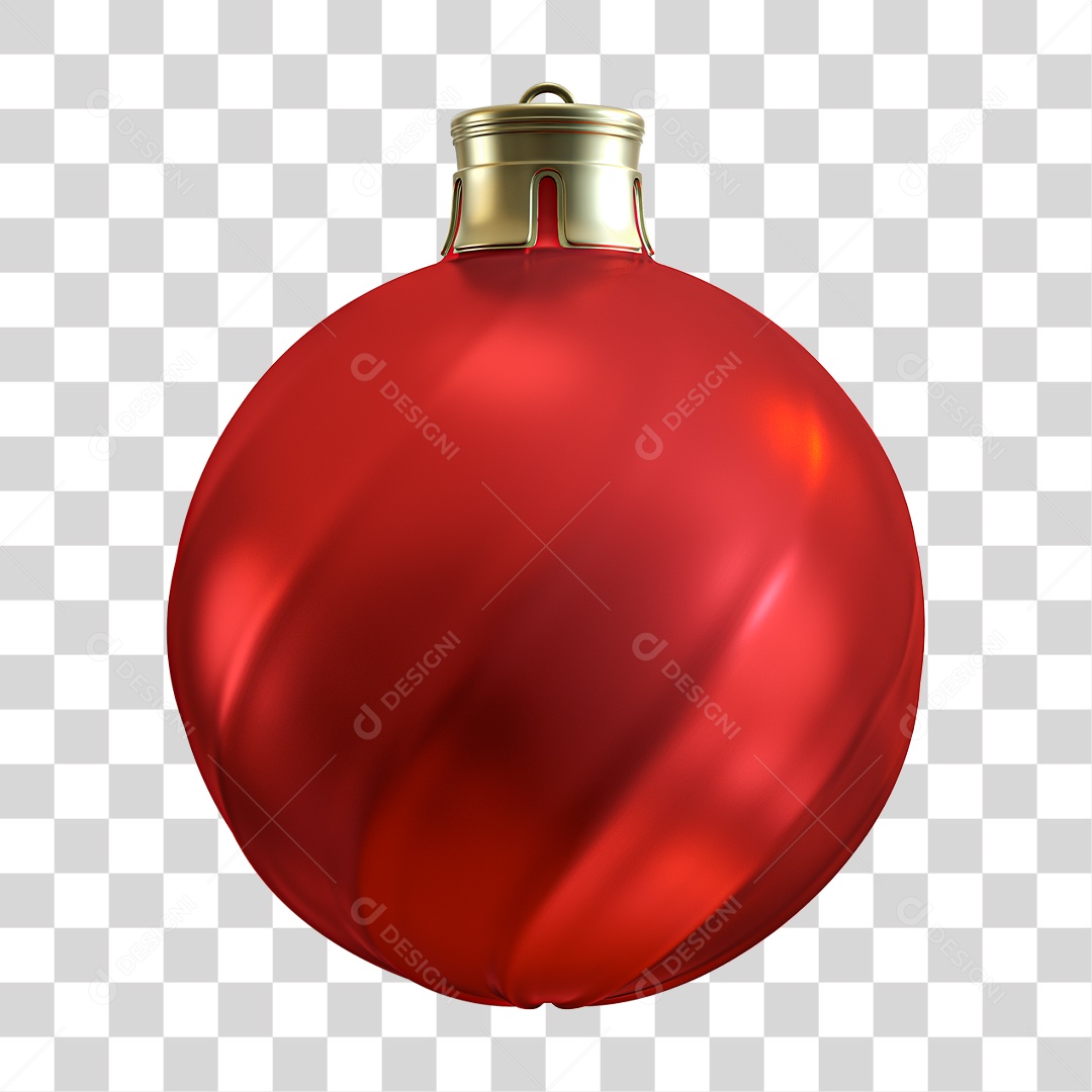 Bola de Natal PNG Transparente